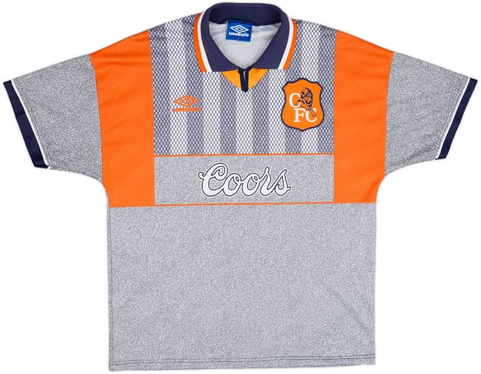 1994-96 Chelsea Away Shirt Gullit #4 - 9/10 - (L)