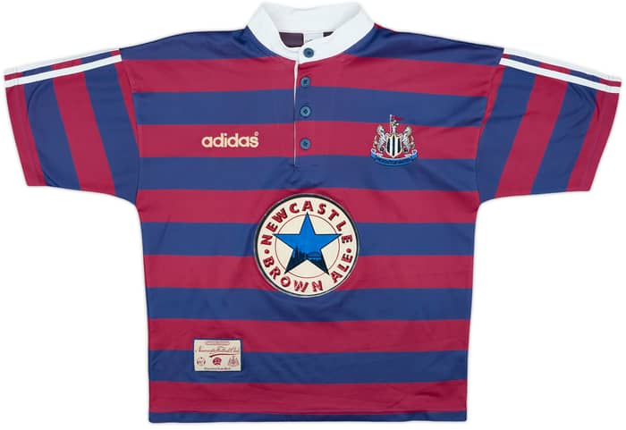 1995-96 Newcastle Away Shirt Ginola #14 - 8/10 - (S)