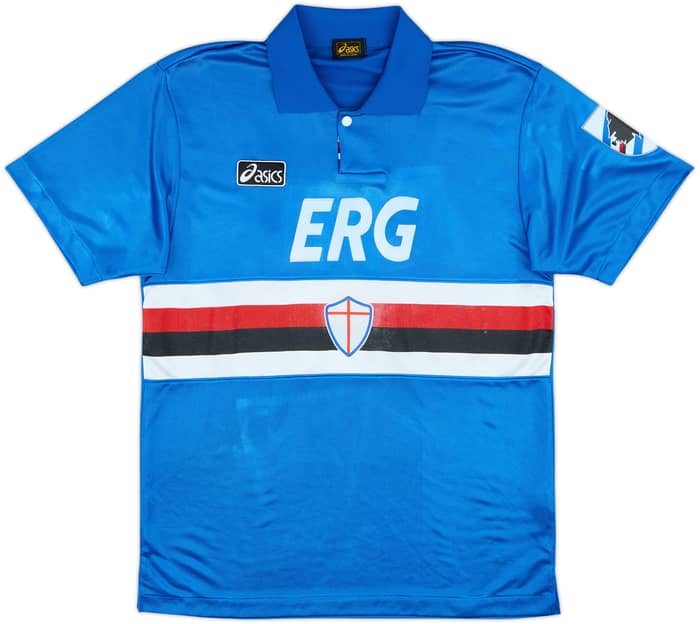 1992-94 Sampdoria Home Shirt #14 - 8/10 - (L)