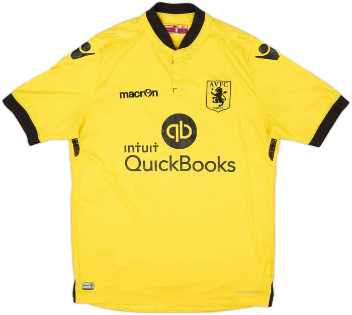 2015-16 Aston Villa Away Shirt Grealish #40 - 6/10 - (L)