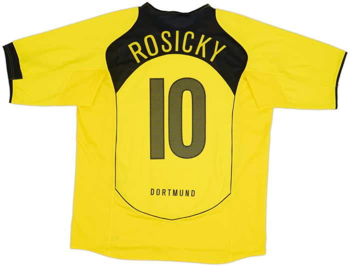 Camiseta de local del Borussia Dortmund 2004-05 Rosicky #10 - 8/10 - (XL)