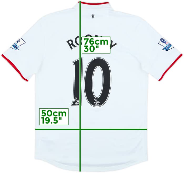 2012-14 Manchester United Away Shirt Rooney #10 - 7/10 - (M)