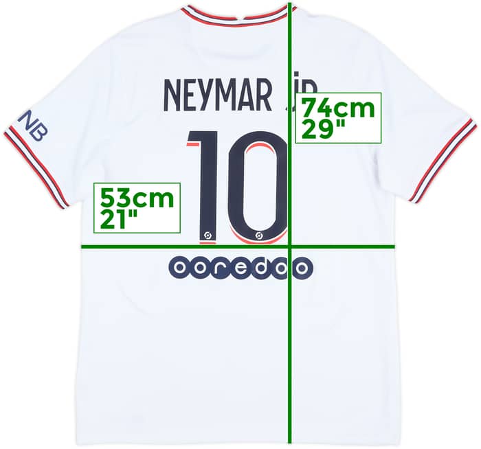 Camiseta de la cuarta equipación del Paris Saint-Germain 2021-22 Neymar Jr #10 - 9/10 - (L)