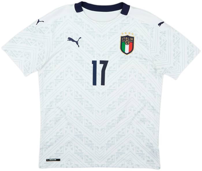 Camiseta de visitante de Italia 2020-21 Immobile #17 - 8/10 - (M)