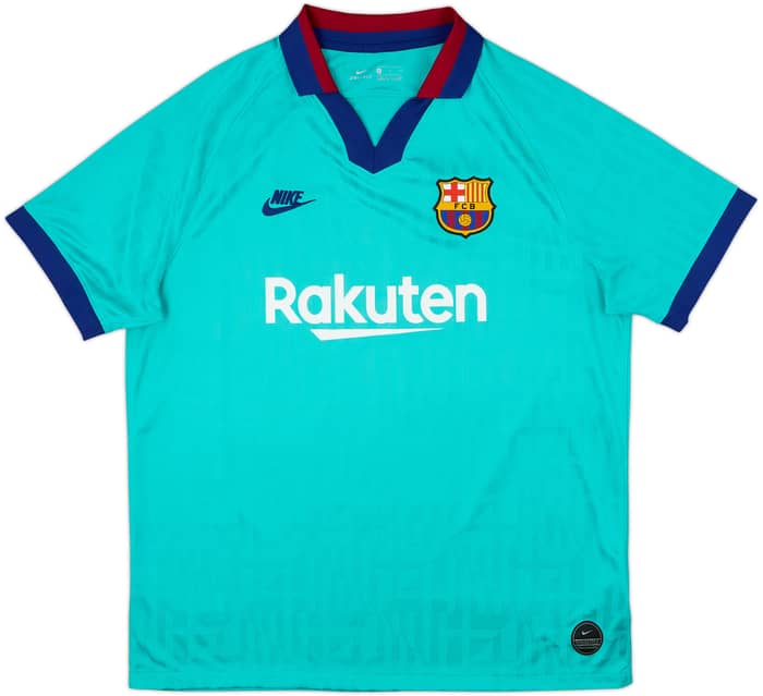 2019-20 Barcelona Tercera CL Camiseta Messi #10 - 9/10 - (XL)