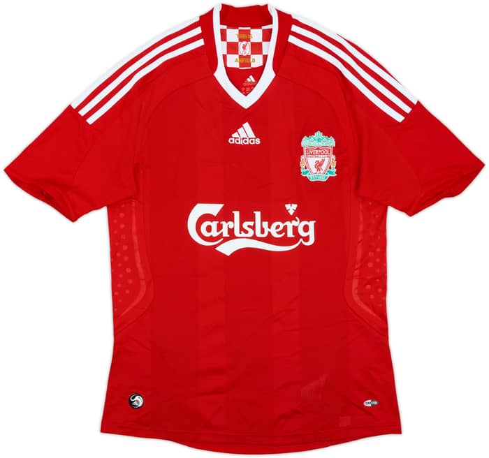 2008-10 Liverpool Home Shirt Keane #7 - 8/10 - (S)