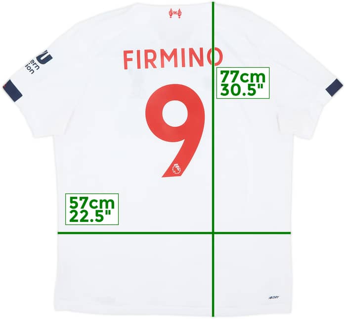 2019-20 Liverpool Away Shirt Firmino #9 - 8/10 - (XL)