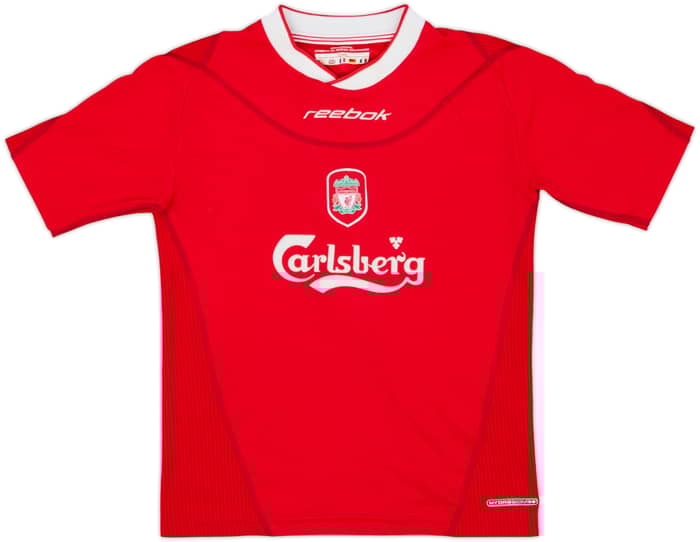 2002-04 Liverpool Home Shirt Kewell #7 - 6/10 - (L.Boys)