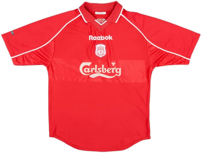2000-02 Liverpool Home Shirt - 9/10 - (M.Boys)