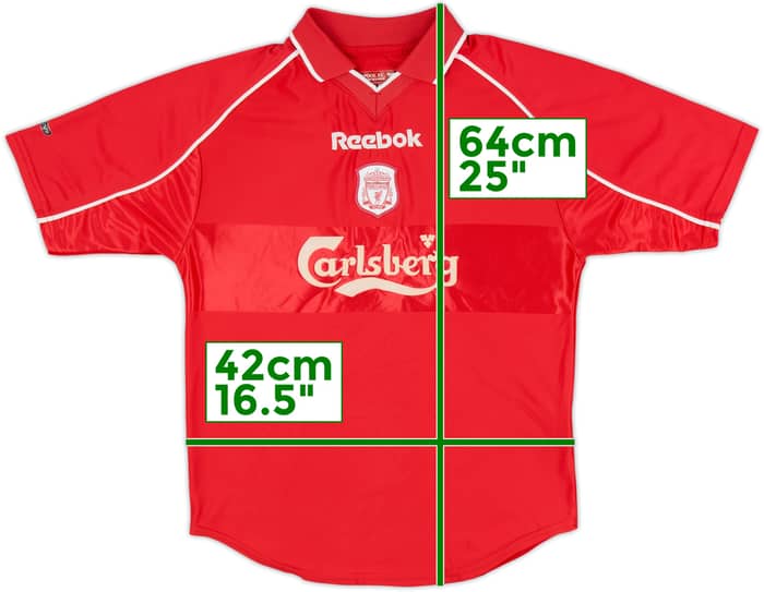 2000-02 Liverpool Home Shirt - 9/10 - (M.Boys)