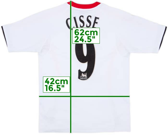 2005-06 Liverpool Away Shirt Cisse #9 - 8/10 - (L.Boys)