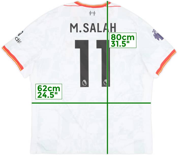 Camiseta de la tercera equipación del Liverpool 2024-25 M.Salah #11 - 6/10 - (XXL)