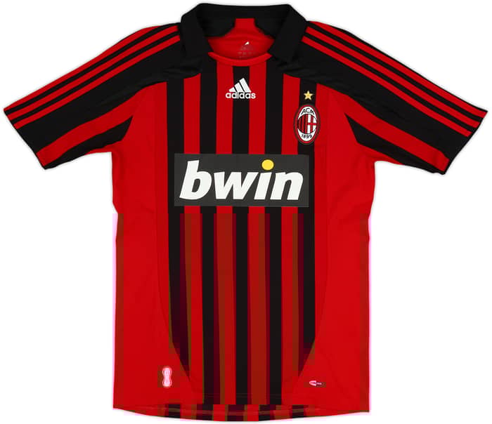 2007-08 AC Milan Home Shirt Ronaldo #99 - 8/10 - (S)