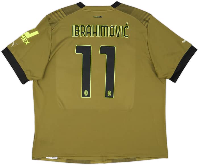 2022-23 AC Milan Third Shirt Ibrahimovic #11 - 10/10 - (XXL)