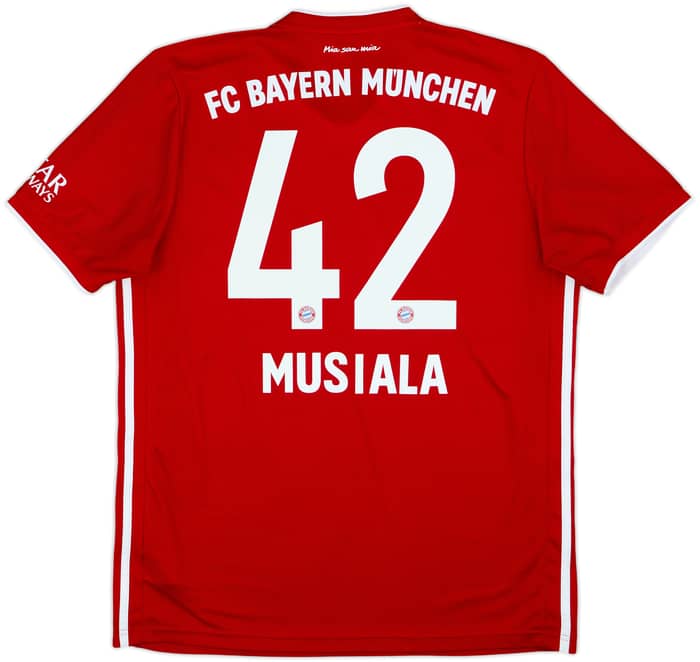 2020-21 Bayern Munich Home Shirt Musiala #42 - 10/10 - (L)