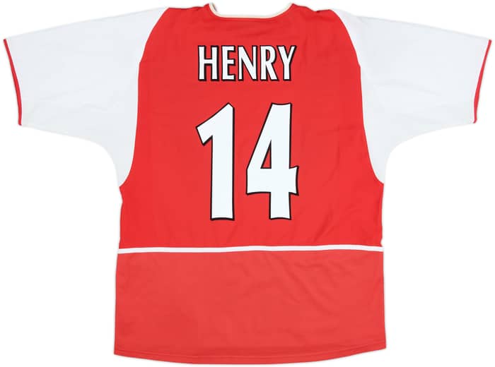 2002-04 Arsenal Camiseta de local Henry #14 - 5/10 - (XL)