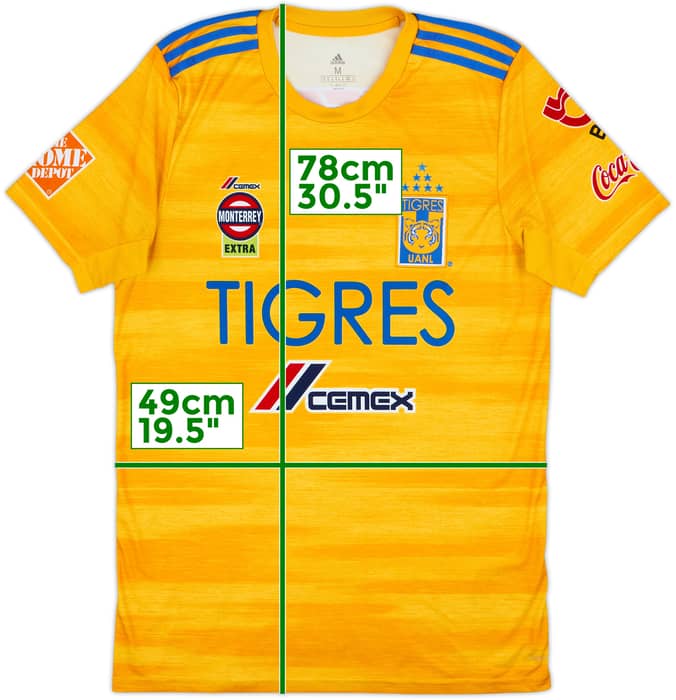 2019-20 Tigres UANL Home Shirt - 10/10 - (M)