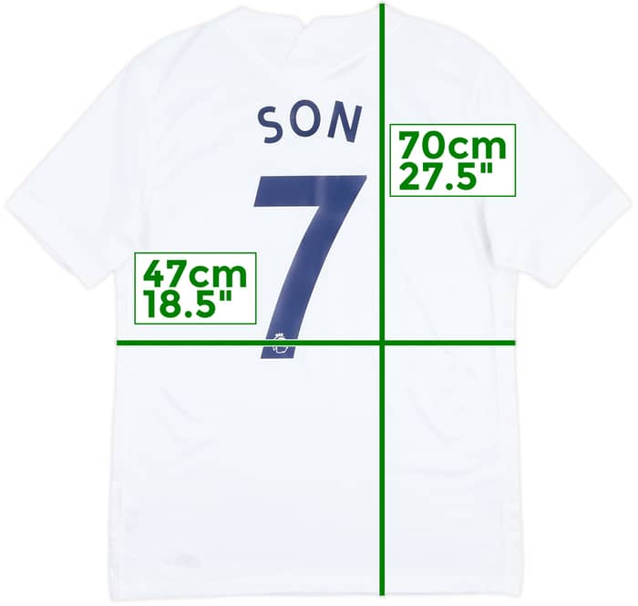 2021-22 Tottenham Home Shirt Son #7 - 10/10 - (M)