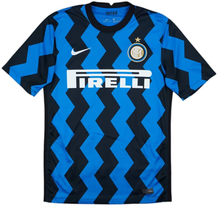 2020-21 Inter Milan Home Shirt Lukaku #9 - 10/10 - (S)