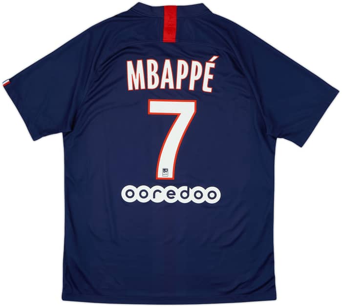 2019-20 Paris Saint-Germain Camiseta Local Mbappe #7 - 9/10 - (L)