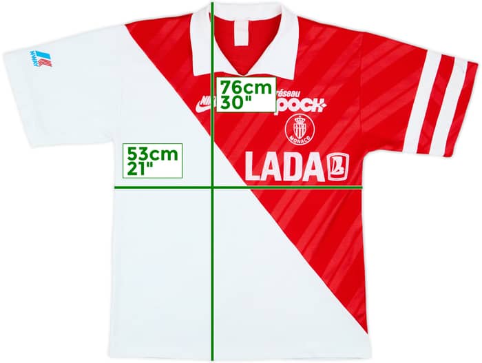 Camiseta de local del Monaco 1989-90 - 9/10 - (L)