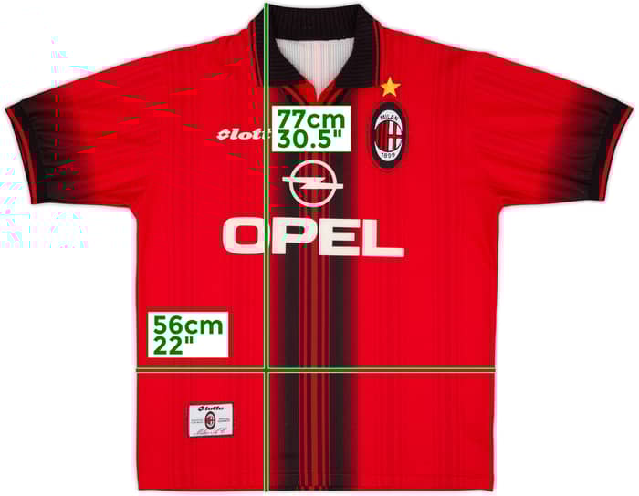 1997-98 AC Milan Fourth Shirt - 8/10 - (L)