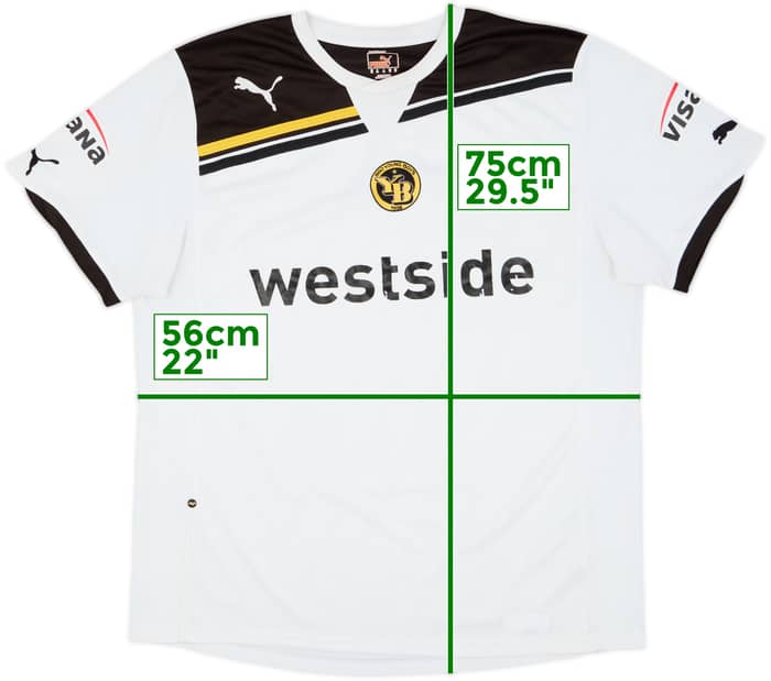 2010-11 Young Boys Camiseta de visitante - 6/10 - (XL)