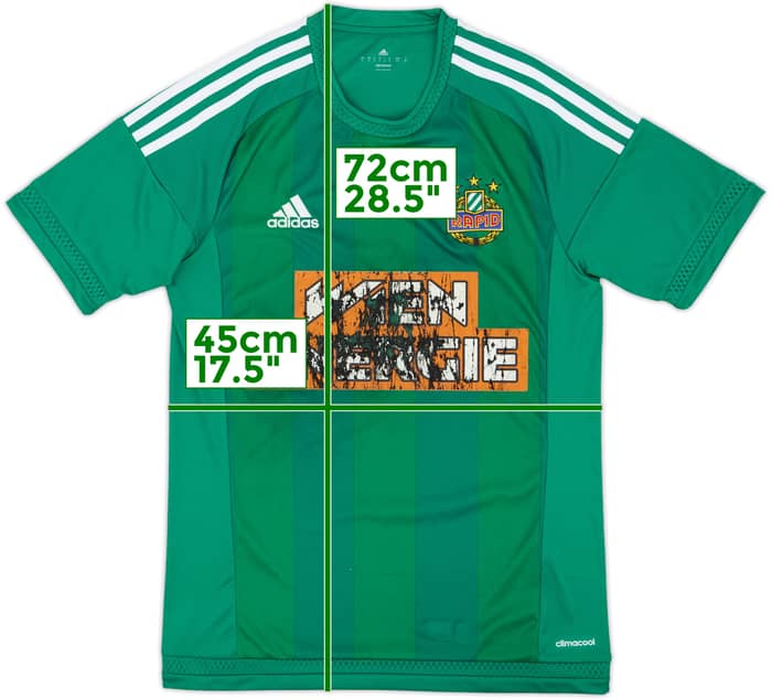 Camiseta de local del Rapid Vienna 2015-16 - 4/10 - (S)