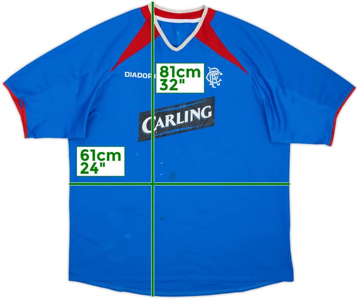 2003-05 Rangers Home Shirt - 4/10 - (XL)
