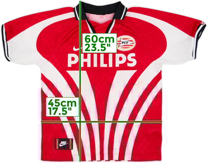 1996-97 PSV Signed Home Shirt - 6/10 - (S.Boys)