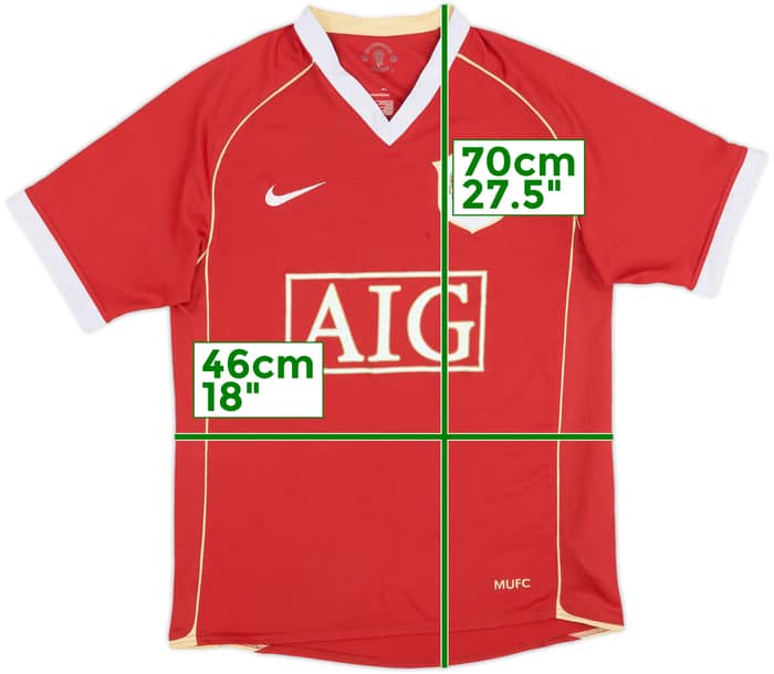 2006-07 Manchester United Home Shirt - 5/10 - (S)