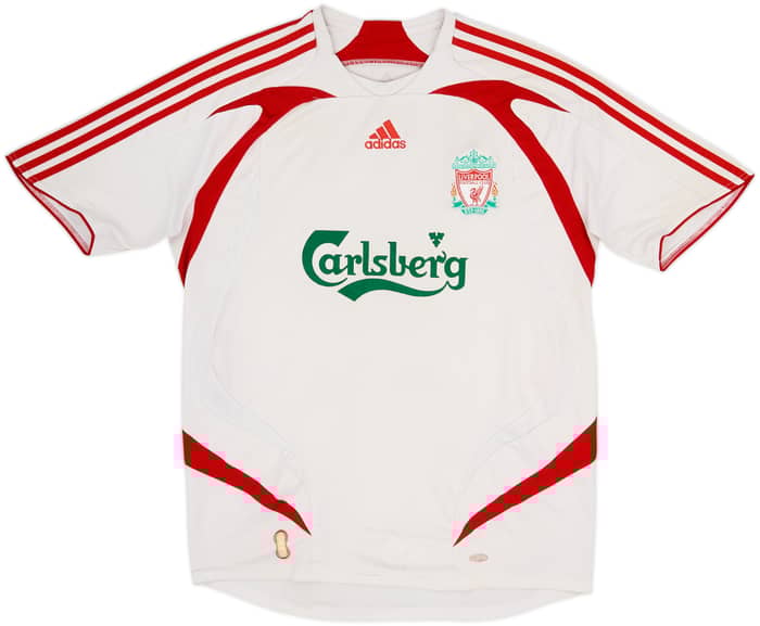 2007-08 Liverpool Away Shirt Gerrard #8 - 5/10 - (M)