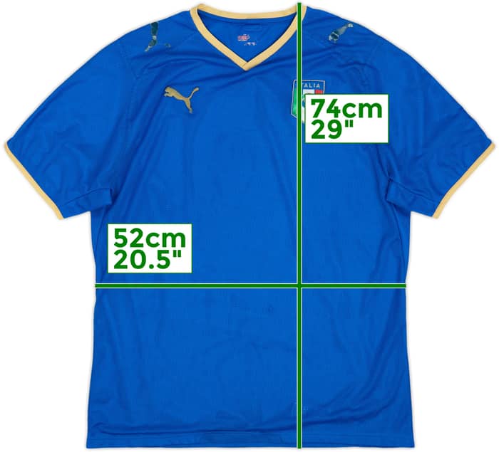 2007-08 Italy Home Shirt - 4/10 - (M)