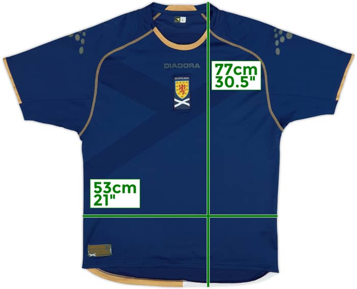 2007-08 Scotland Home Shirt - 6/10 - (L)