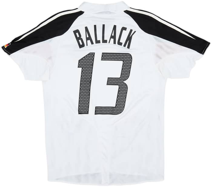 Camiseta de local de Alemania 2004-05 Ballack #13 - 6/10 - (M)