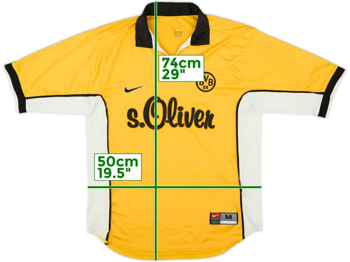 1998-00 Borussia Dortmund Home Shirt - 5/10 - (M)
