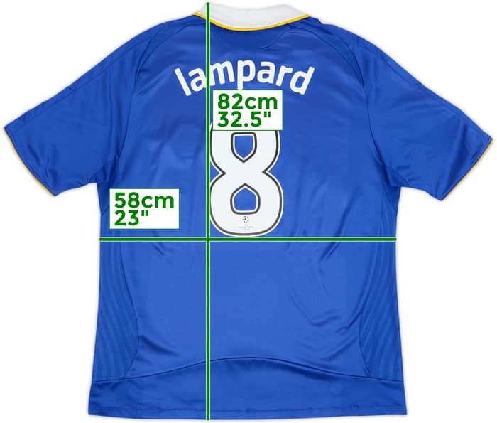 2008-09 Chelsea Home Shirt Lampard #8 - 6/10 - (XL)
