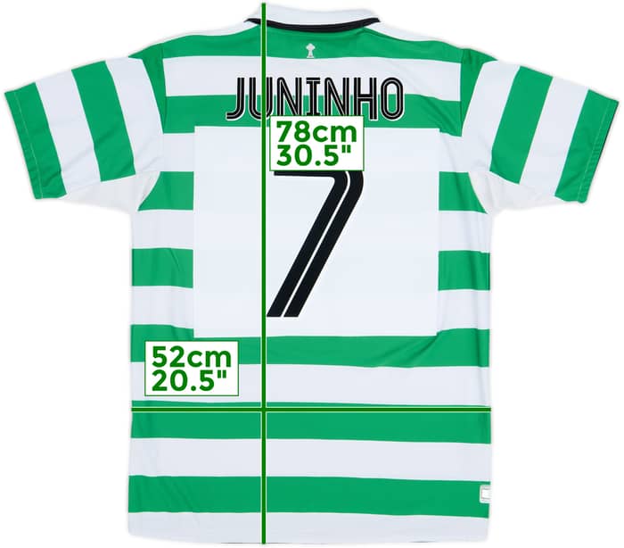 2004-05 Celtic Home Shirt Juninho #7 - 5/10 - (L)