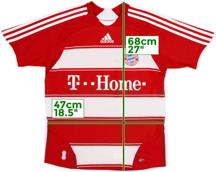 2008-09 Bayern Munich Home Shirt - 5/10 - (L.Boys)
