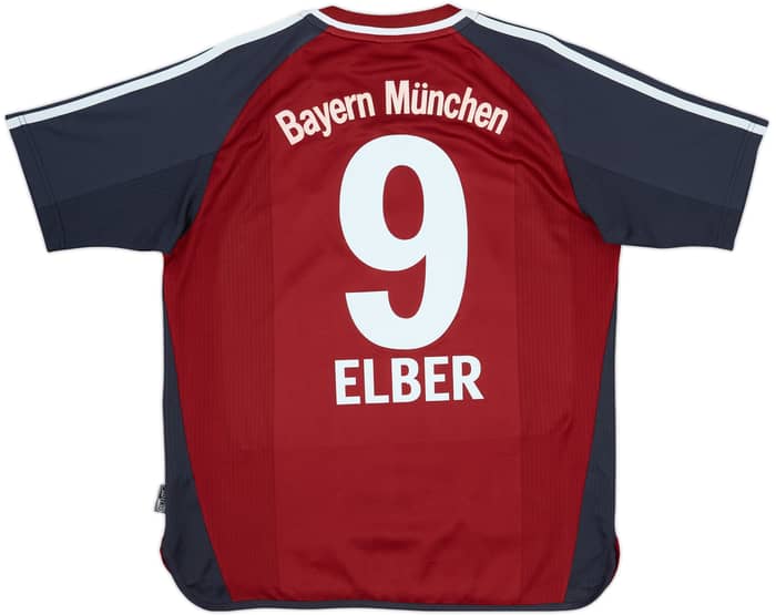 2001-02 Bayern Múnich Camiseta de local Elber #9 - 8/10 - (Y)
