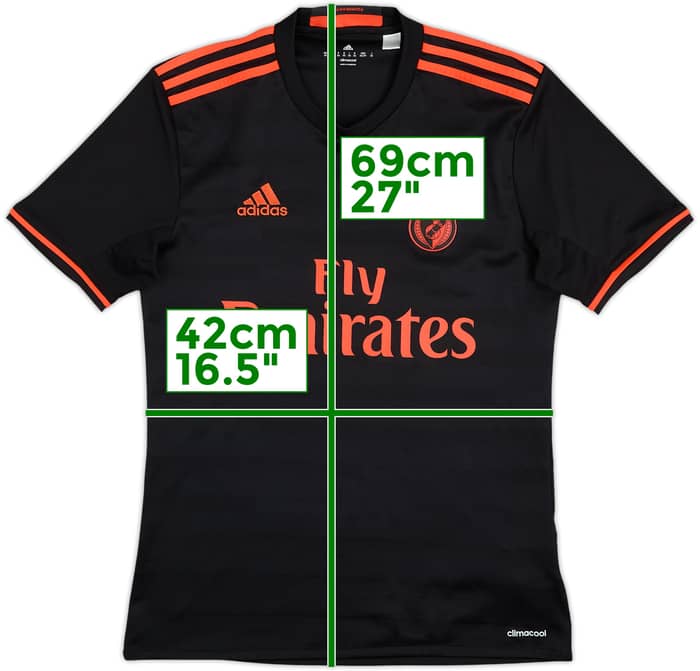 2016-17 Benfica Away Shirt - 5/10 - (XS)