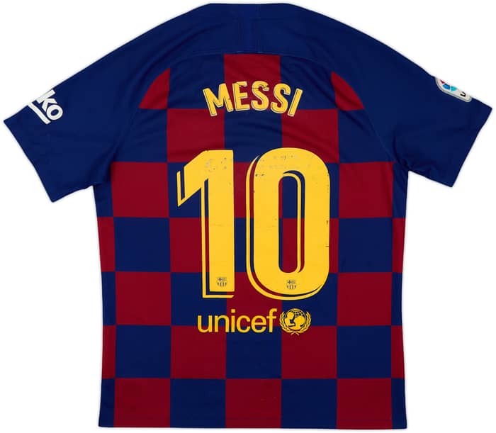 2019-20 Barcelona Home Shirt Messi #10 - 4/10 - (L)