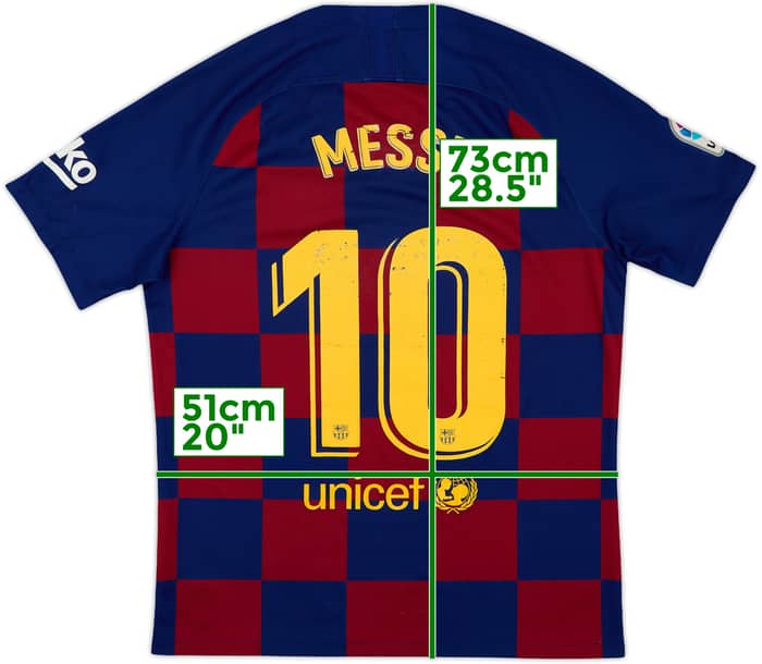2019-20 Barcelona Home Shirt Messi #10 - 4/10 - (L)