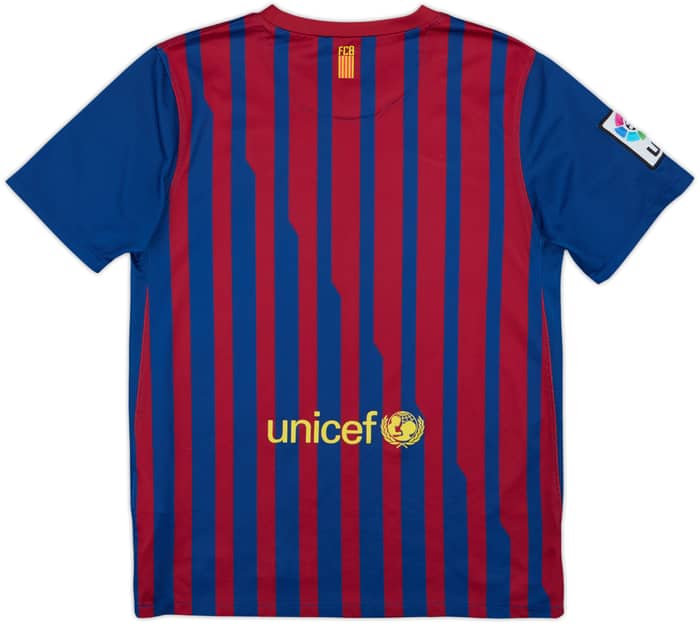 2011-12 Barcelona Home Shirt - 8/10 - (L.Boys)
