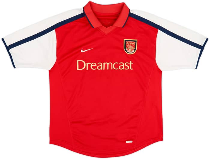 2000-02 Arsenal Home Shirt Henry #14 - 6/10 - (XL.Boys)