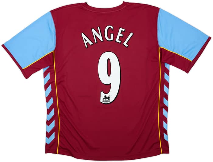2005-06 Aston Villa Camiseta Local Angel #9 - 6/10 - (XL)