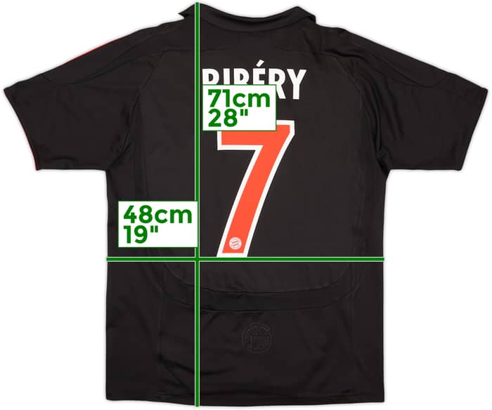 2007-08 Bayern Munich Third Shirt Ribery #7 - 8/10 - (XL.Boys)