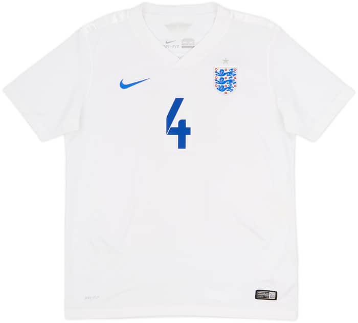2014-15 England Camiseta Local Gerrard #4 - 8/10 - (XL.Niños)