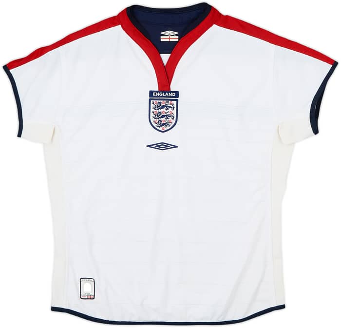 2003-05 England Home Shirt - 7/10 - (Women's M)