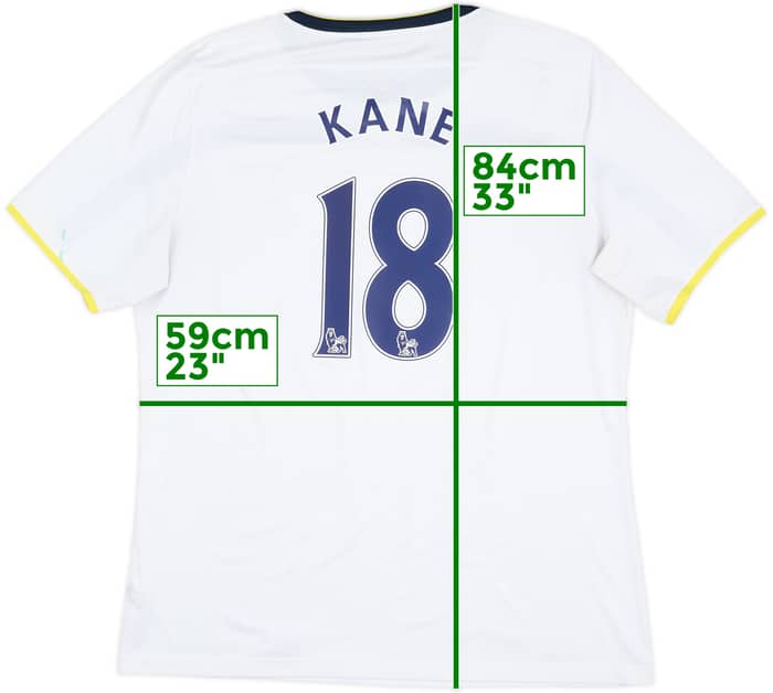 2014-15 Tottenham Home Shirt Kane #18 - 6/10 - (XL)